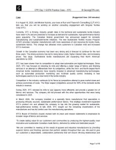 First page of the Day 1 STC mock exam case