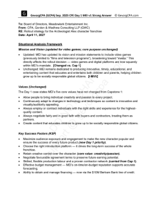Situational analysis framework from the MEI v1 strong answer memo